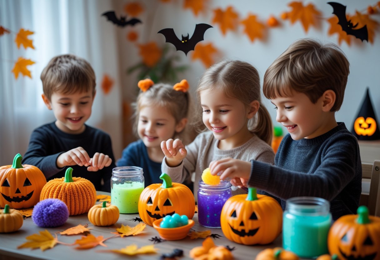 Sjove ideer til sanselegetøj til halloween fester